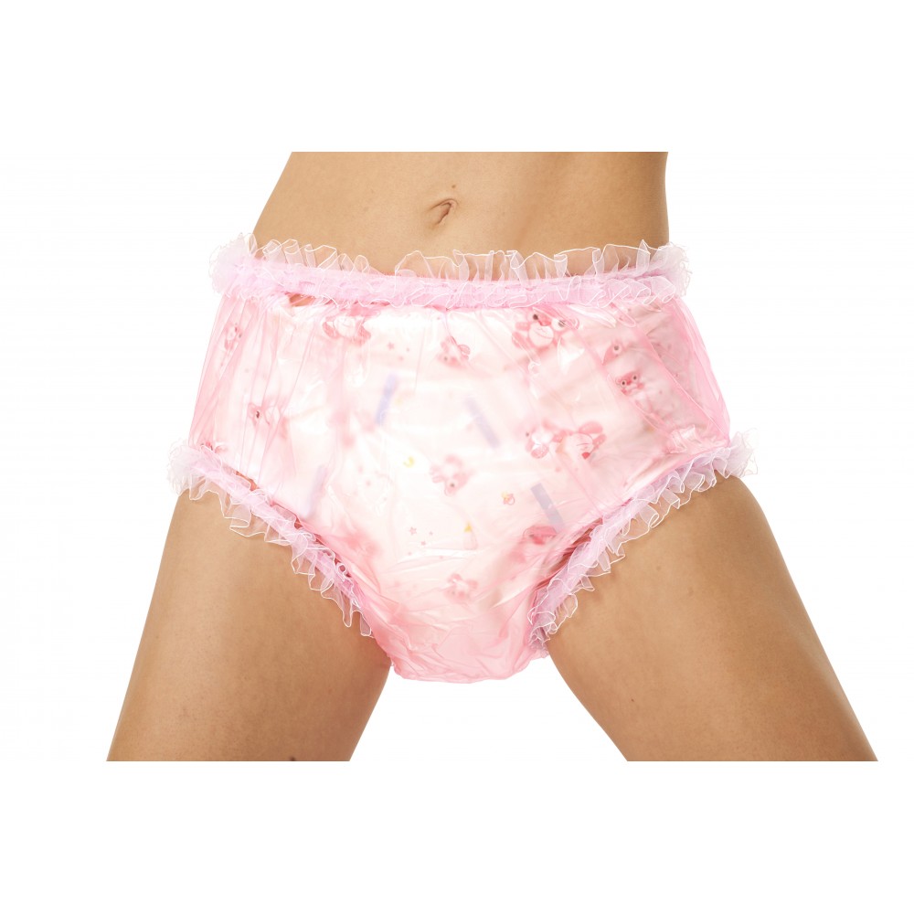 Pink Frilly Bottom PVC Plastic Pants Adult Diaper Nappy Incontinence ABDL  Ddlg -  Canada